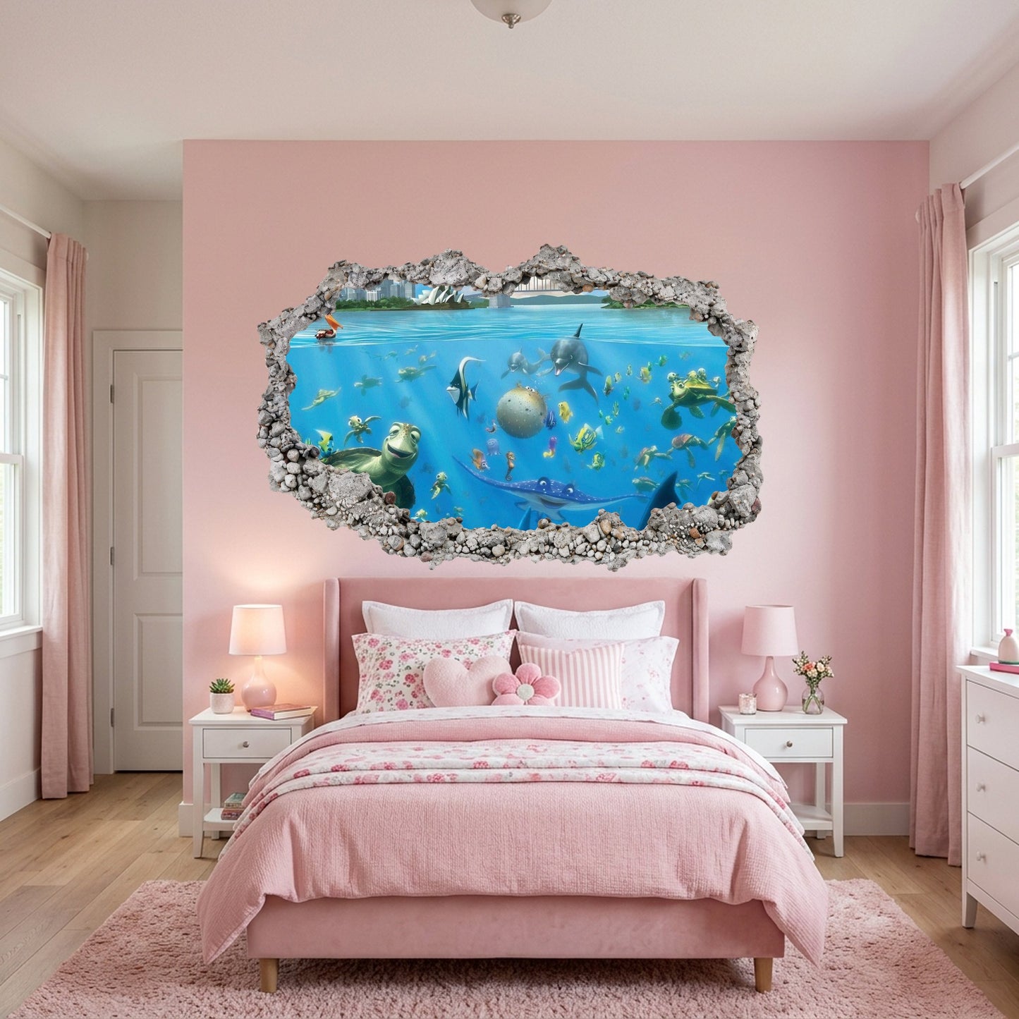 Pixar Finding Nemo Underwater Wall Art Sticker Kids Room Decor 191