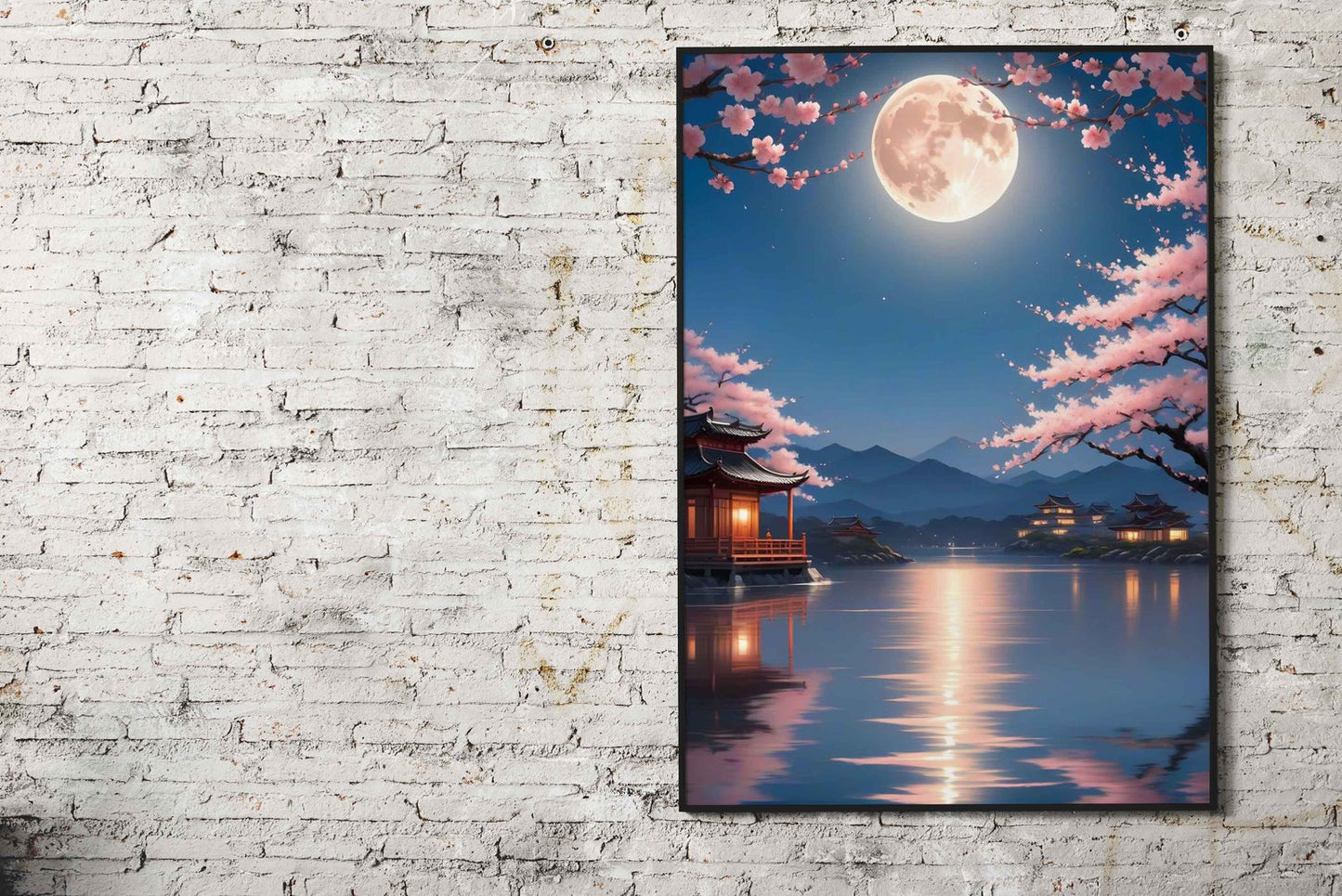 Plum Blossom Asian Style Poster | Wall Art for  Home & Office | High-Quality Print