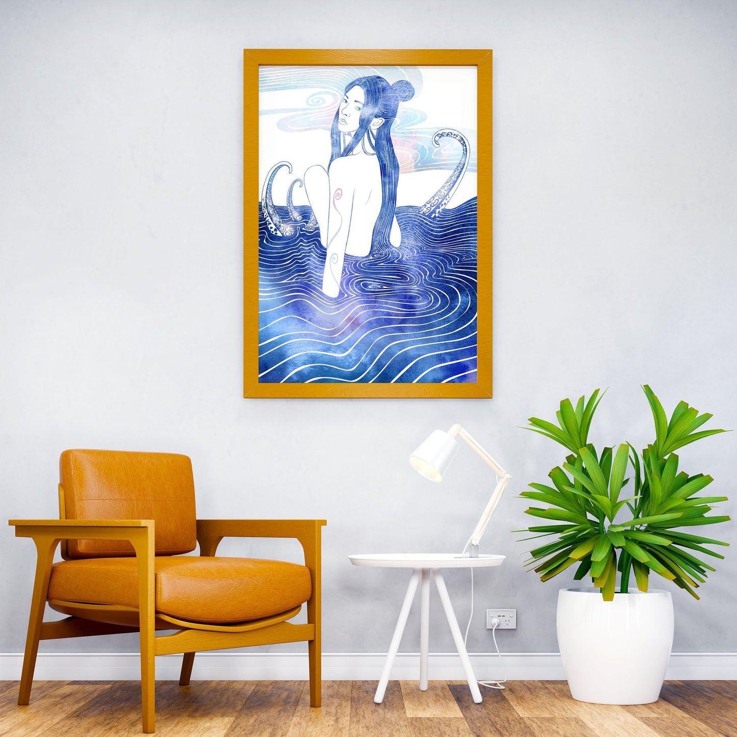 Pontomedousa II Asian Style Poster | Wall Art f or Home & Office | High-Quality Print