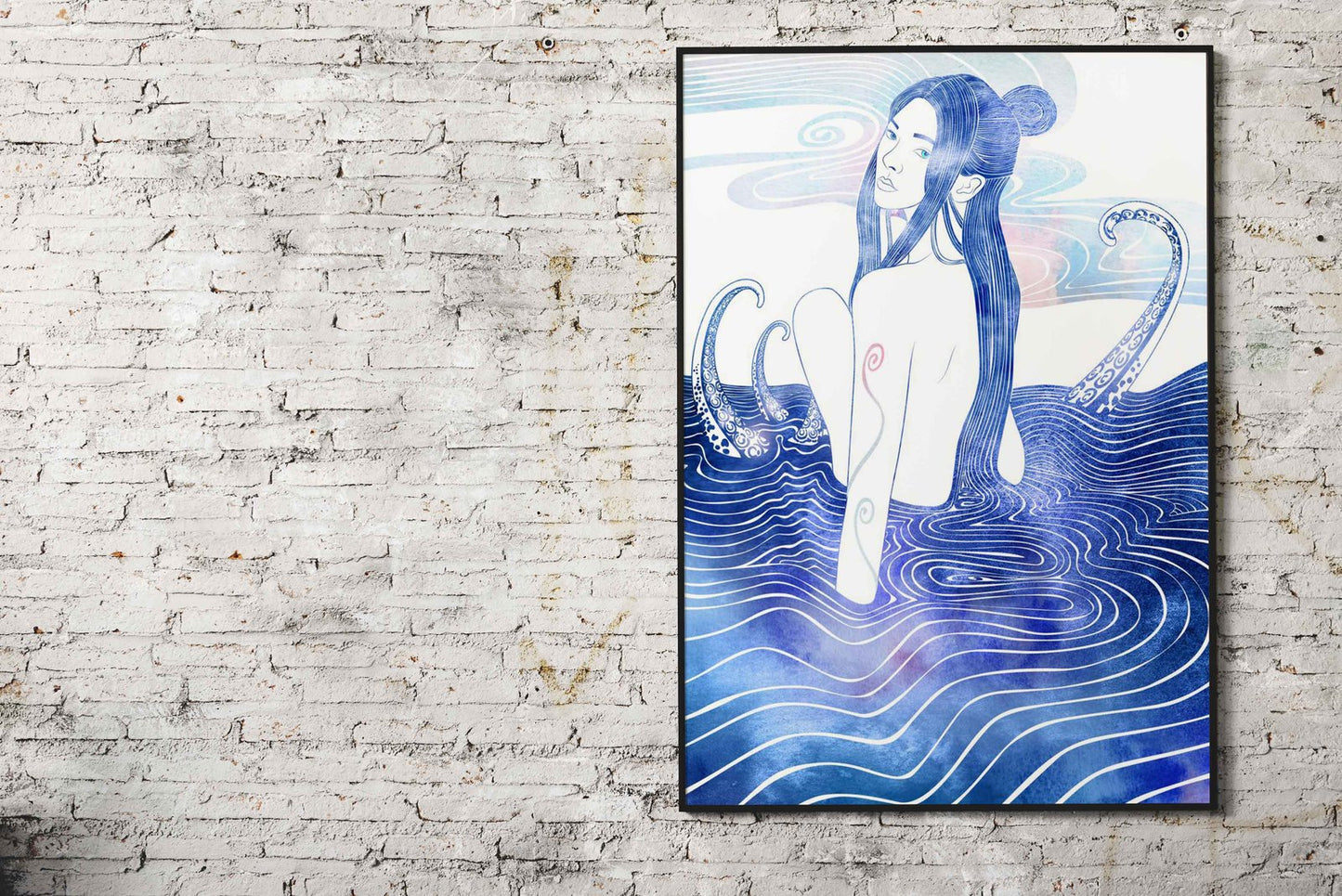 Pontomedousa II Asian Style Poster | Wall Art f or Home & Office | High-Quality Print