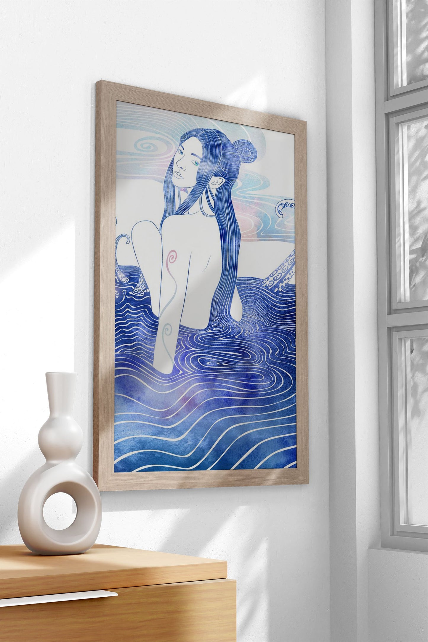 Pontomedousa II Asian Style Poster | Wall Art f or Home & Office | High-Quality Print