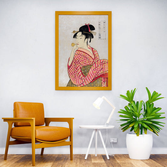 Poppen o Fuku Musume Asian Style Poster | W all Art for Home & Office | High-Quality Print