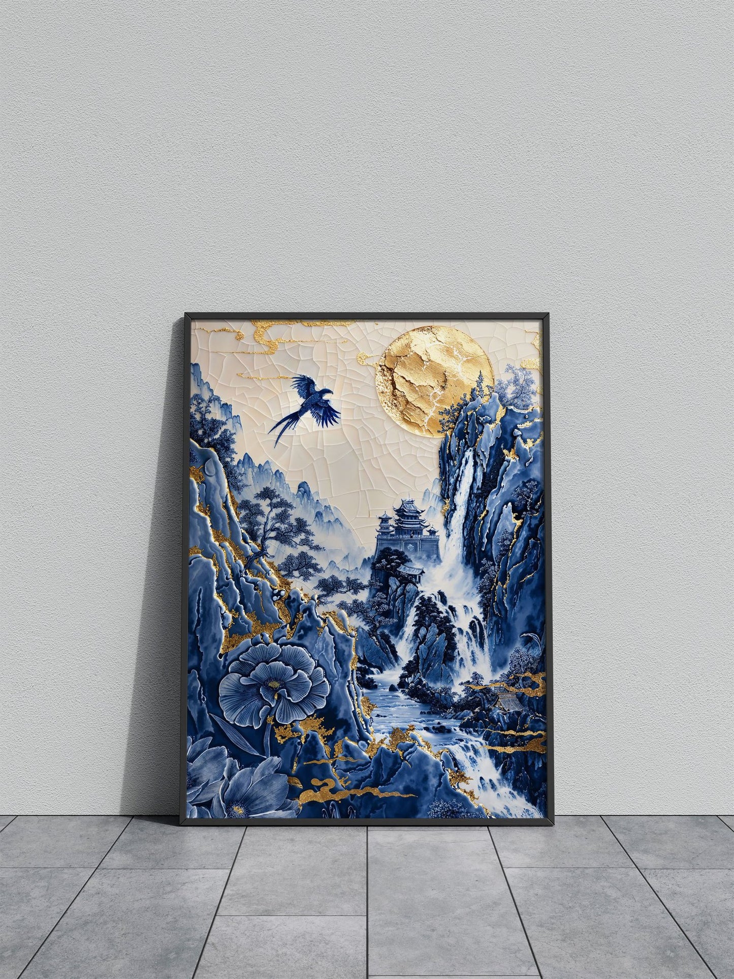 Porcelain Paradise Asian Style Poster | Wall Ar t for Home & Office | High-Quality Print