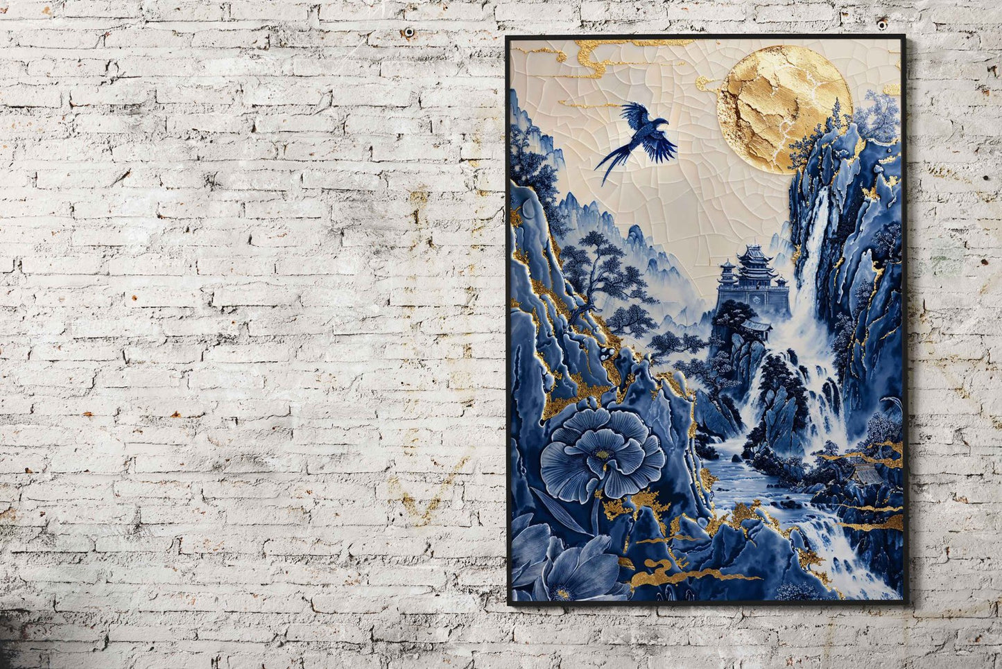 Porcelain Paradise Asian Style Poster | Wall Ar t for Home & Office | High-Quality Print