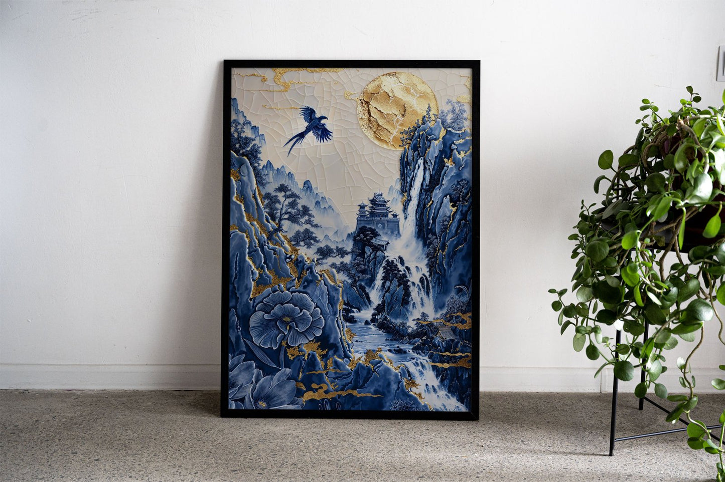 Porcelain Paradise Asian Style Poster | Wall Ar t for Home & Office | High-Quality Print