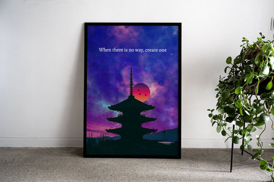 Power of the Empire Asian Style Poster | Wall  Art for Home & Office | High-Quality Print