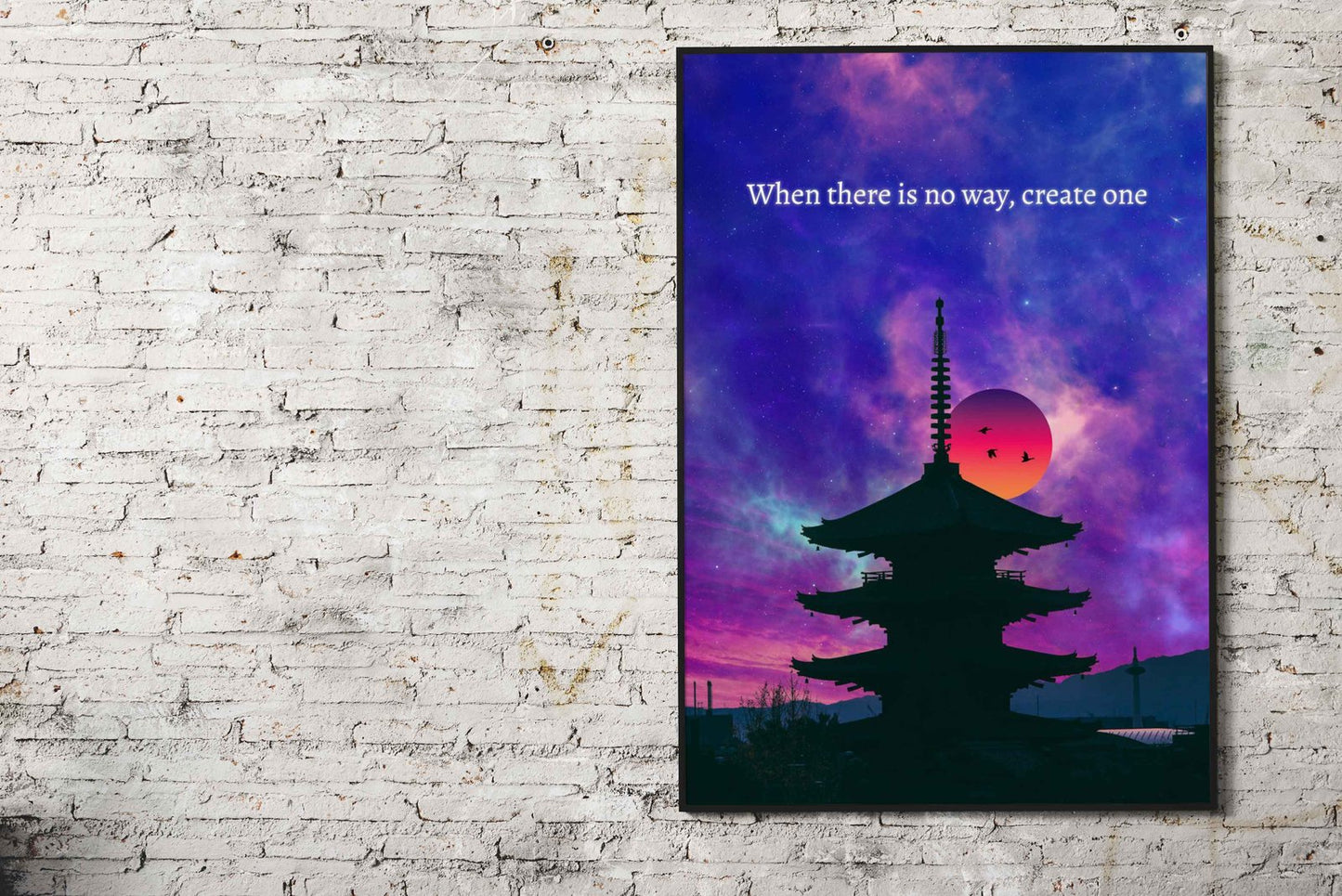 Power of the Empire Asian Style Poster | Wall  Art for Home & Office | High-Quality Print