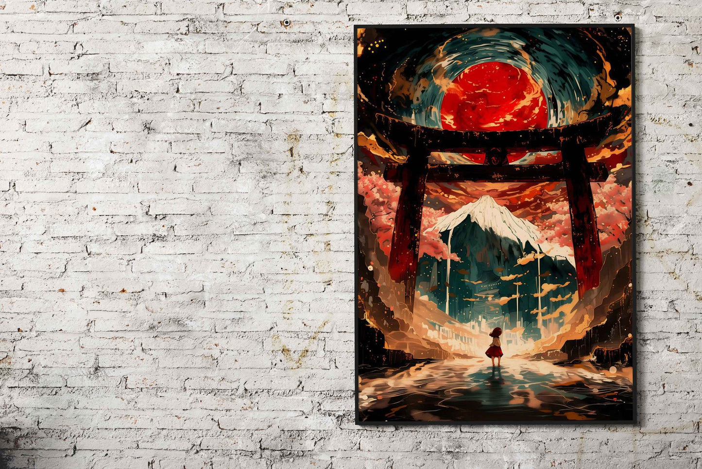 Power or live a Lie Asian Style Poster | Wall Ar t for Home & Office | High-Quality Print