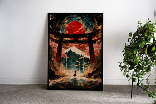 Power or live a Lie Asian Style Poster | Wall Ar t for Home & Office | High-Quality Print