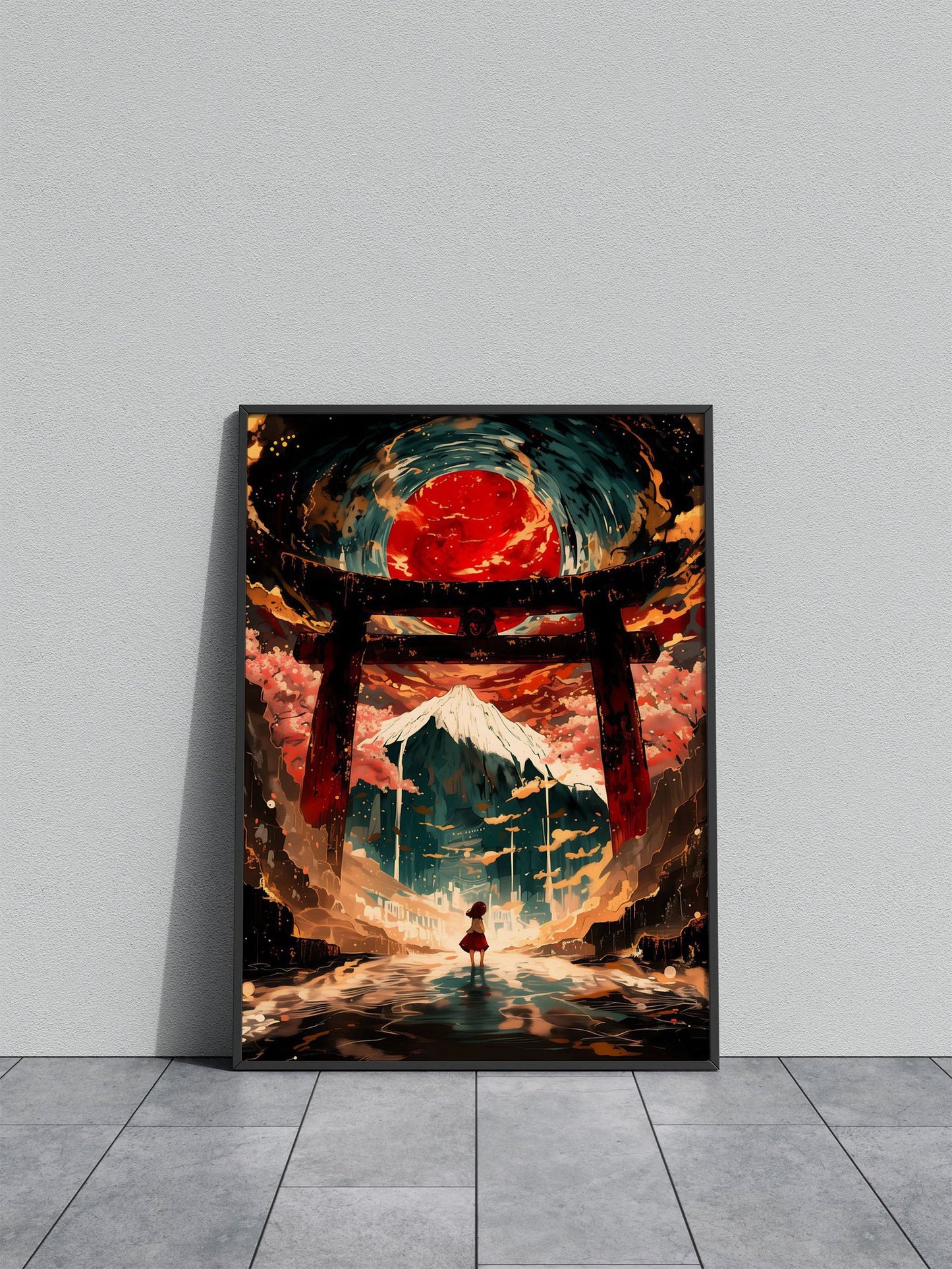 Power or live a Lie Asian Style Poster | Wall Ar t for Home & Office | High-Quality Print