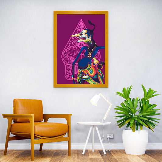 Puppet Java Petruk WPAP Asian Style Poster |  Wall Art for Home & Office | High-Quality Print