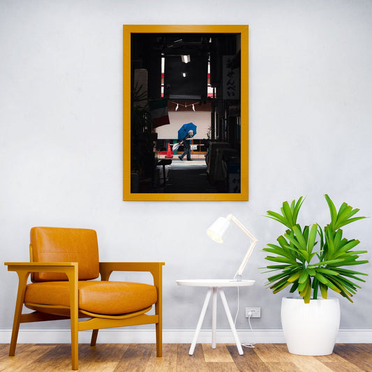 Quiet Stroll in Yanaka Asian Style Poster | Wall  Art for Home & Office | High-Quality Print