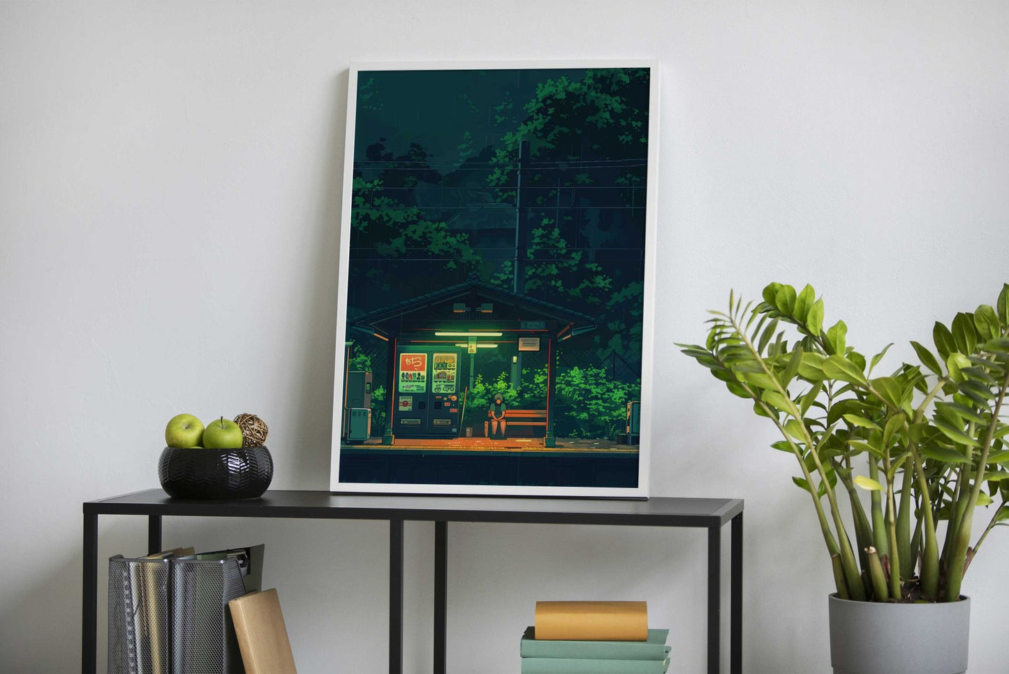 Quiet Wait Asian Style Poster | Wall Art for Ho me & Office | High-Quality Print