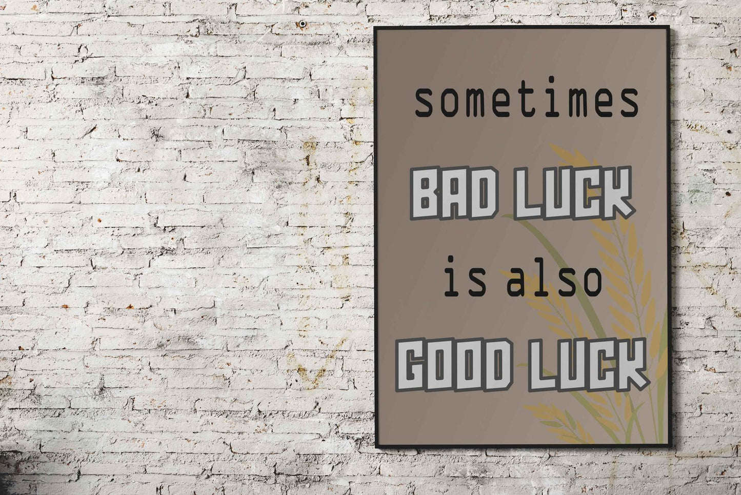 Quotes and Motivation Asian Style Poster | Wa ll Art for Home & Office | High-Quality Print