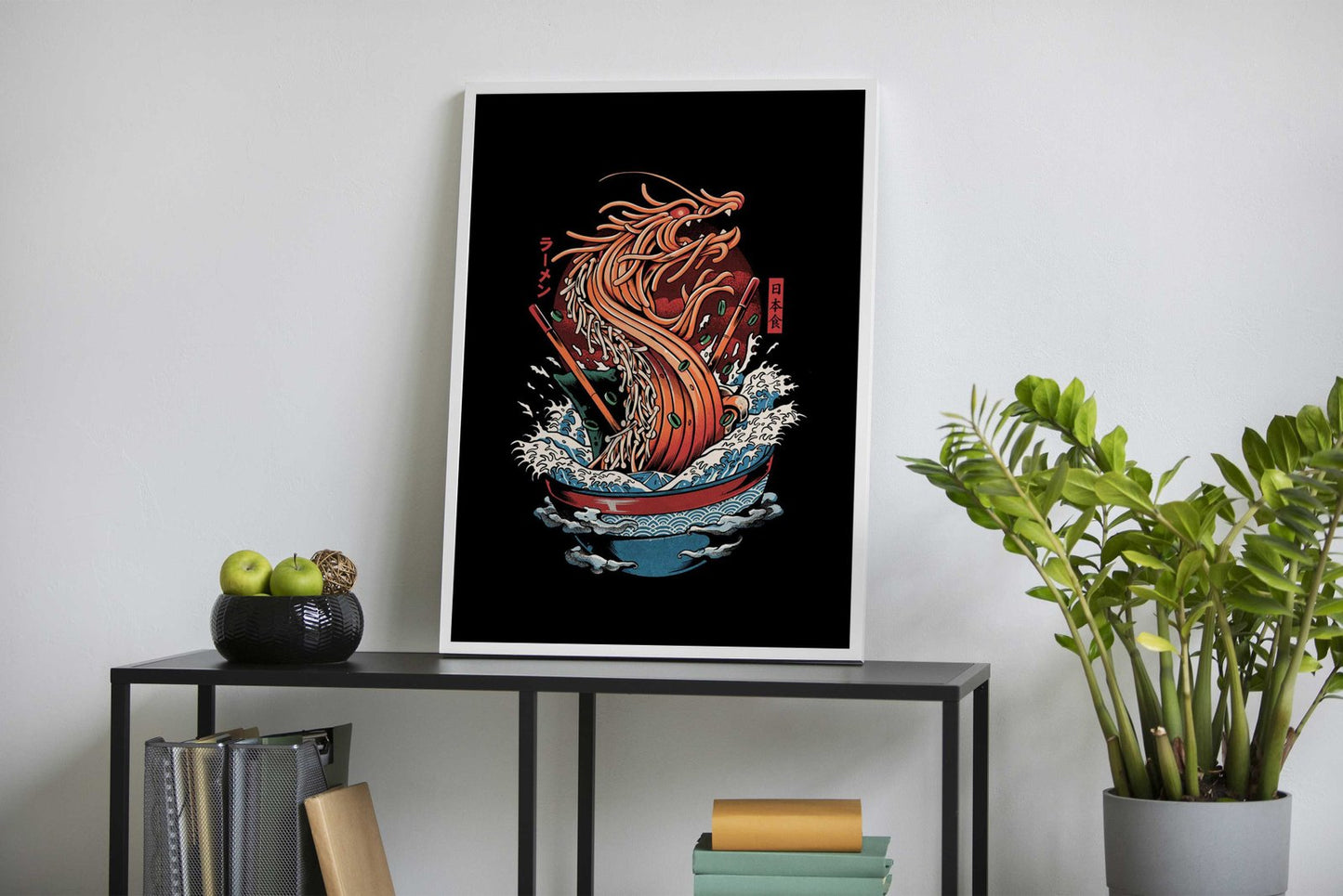 RAMEN DRAGON Asian Style Poster | Wall Art  for Home & Office | High-Quality Print