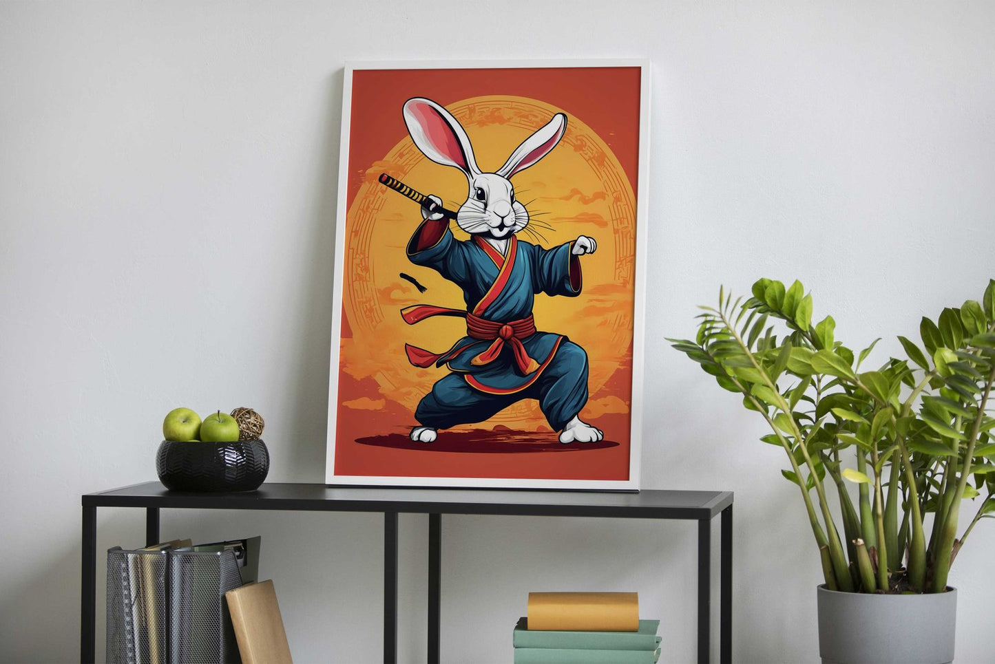 Rabbit Asian Style Poster | Wall Art for Home &  Office | High-Quality Print