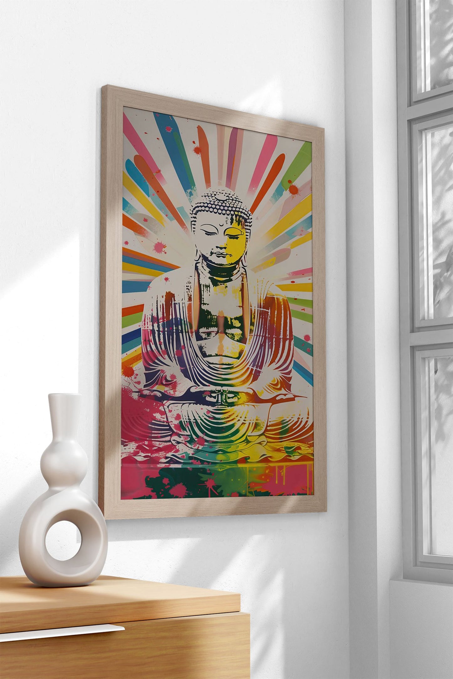 Radiant Serenity Asian Style Poster | Wall Art f or Home & Office | High-Quality Print