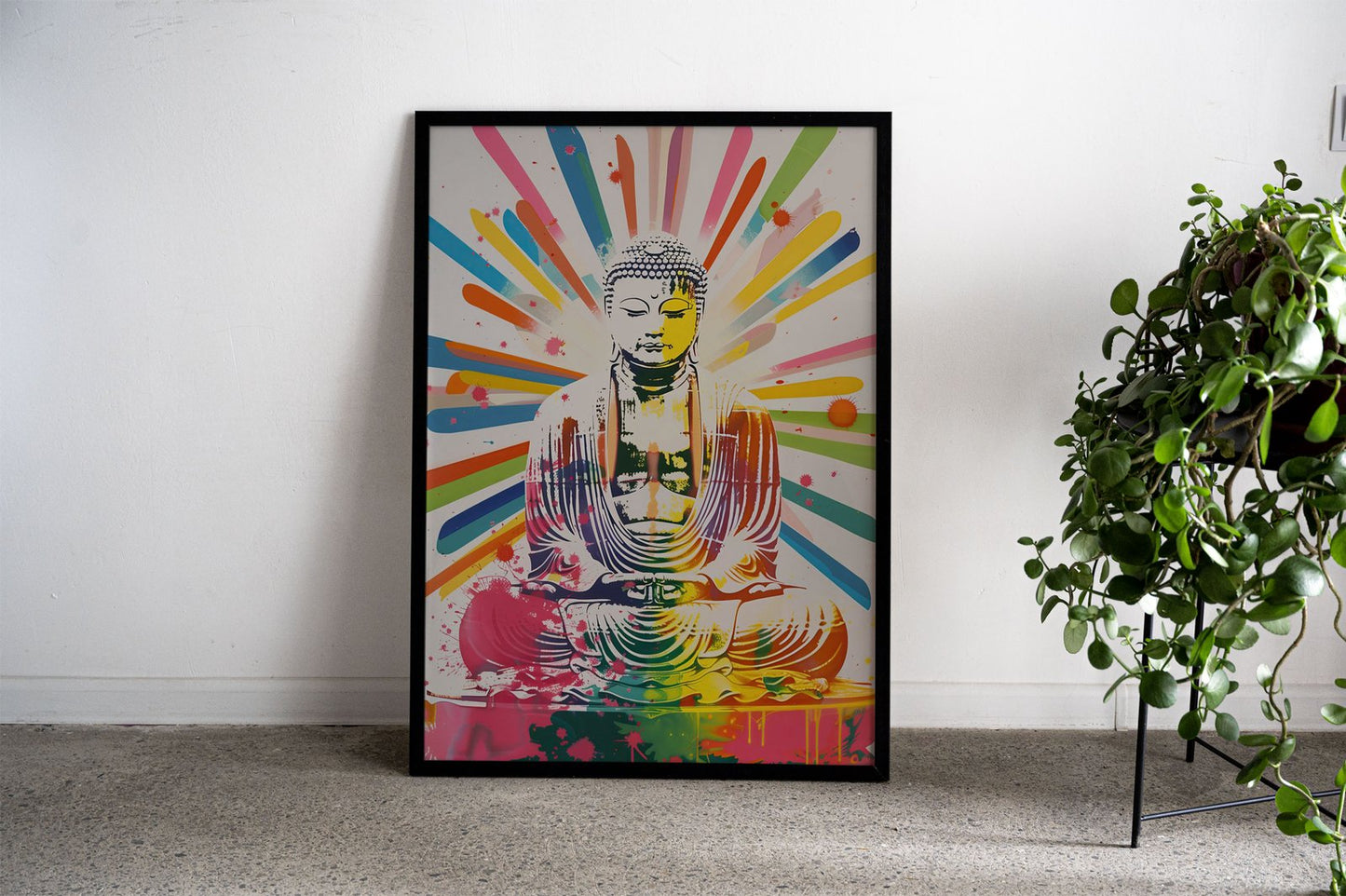 Radiant Serenity Asian Style Poster | Wall Art f or Home & Office | High-Quality Print