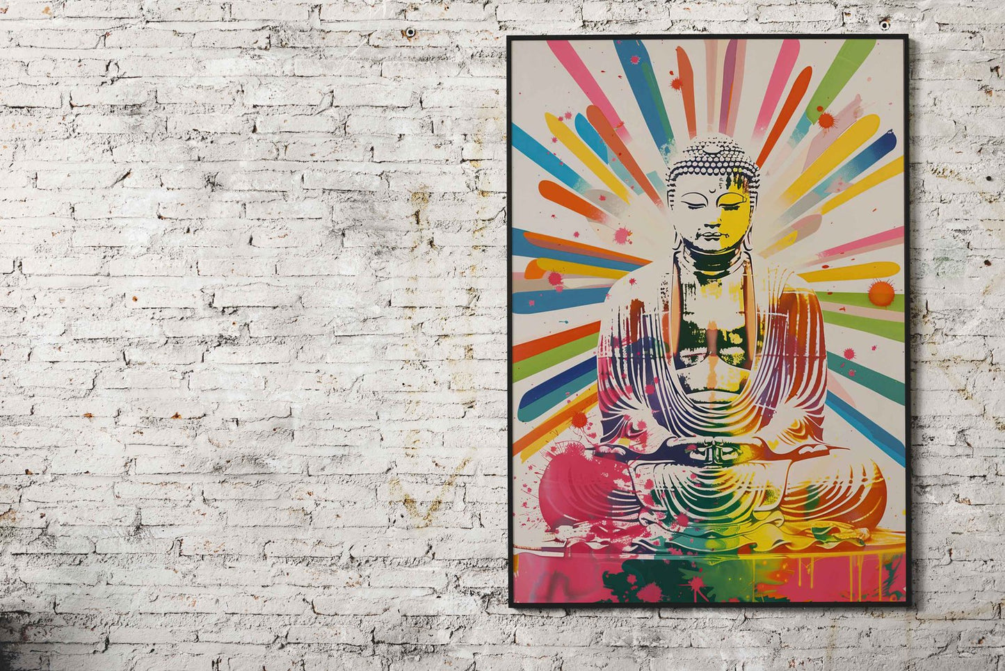 Radiant Serenity Asian Style Poster | Wall Art f or Home & Office | High-Quality Print