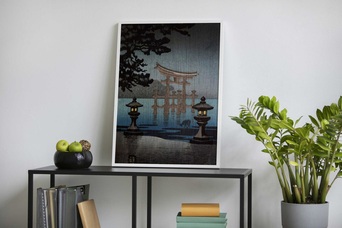 Rain at Miyajima Asian Style Poster | Wall Art f or Home & Office | High-Quality Print