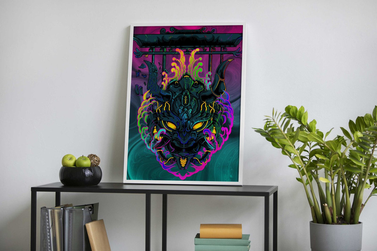 Rainbow of The Demon Asian Style Poster | W all Art for Home & Office | High-Quality Print