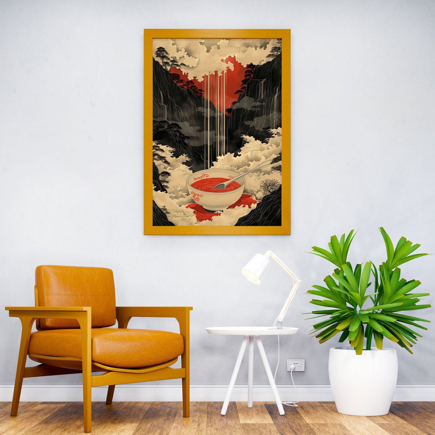 Ramen Food Asian Style Poster | Wall Art for H ome & Office | High-Quality Print