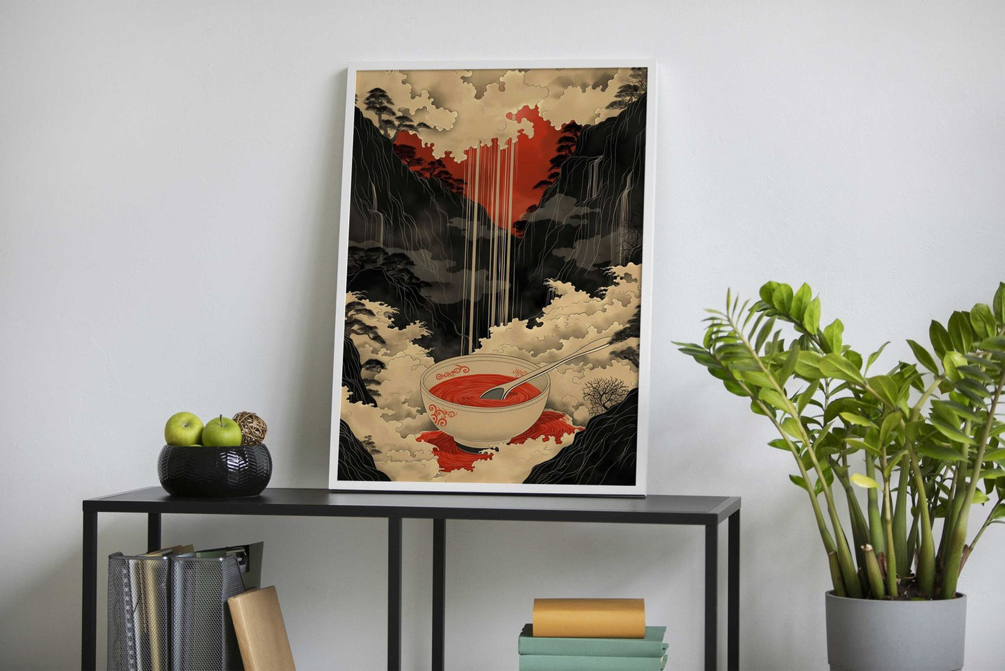 Ramen Food Asian Style Poster | Wall Art for H ome & Office | High-Quality Print