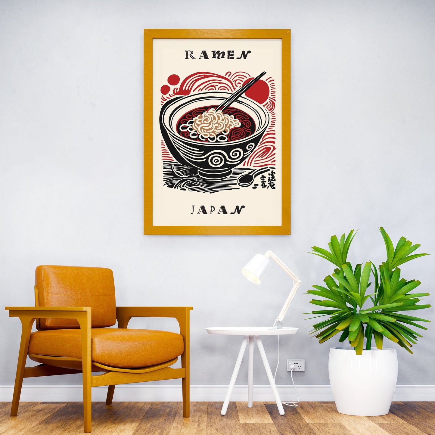 Ramen Japan Soup Asian Style Poster | Flavorful Unframed Wall Art Print for Kitchen, Home & Office Decor | Premium Quality | Multiple Sizes Available