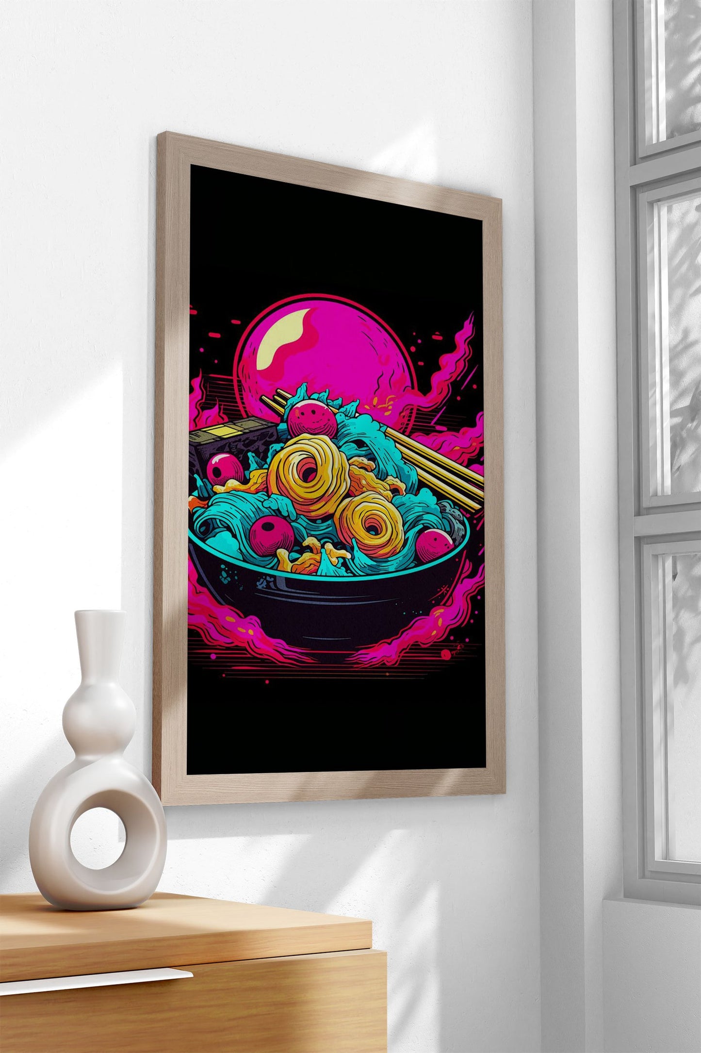 Ramen Japan Asian Style Poster | Iconic Unframed Wall Art Print for Kitchen, Home & Office Decor | Premium Quality | Multiple Sizes Available