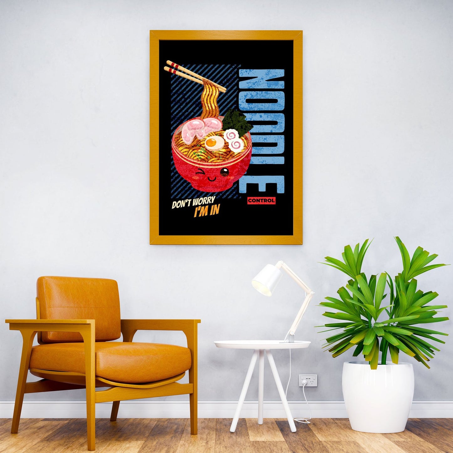 Ramen Lover Asian Style Poster | Playful Unframed Wall Art Print for Kitchen, Home & Office Decor | High-Quality Finish | Multiple Sizes Available