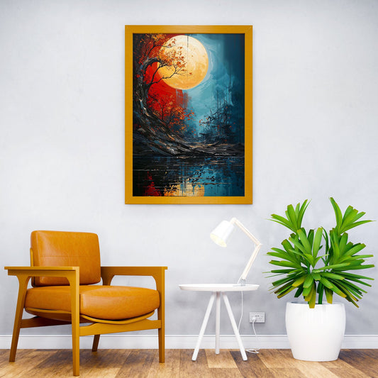 Reflections Asian Style Poster | Wall Art for Home & Office | High-Quality Print - High-Quality Visual Display
