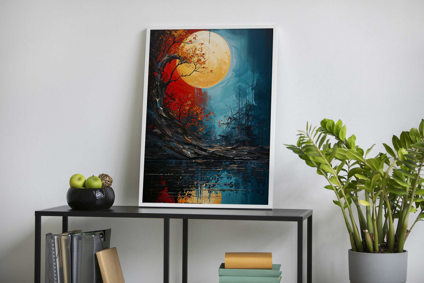 Reflections Asian Style Poster | Wall Art for Home & Office | High-Quality Print - High-Quality Visual Display
