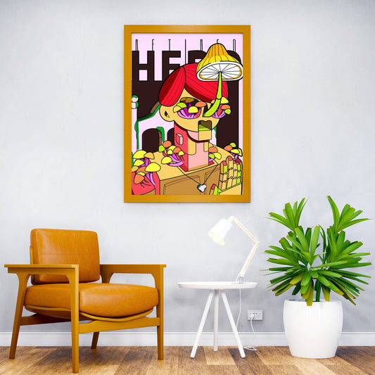 Retired Hero Asian Style Poster | Wall Art for Home & Office | High-Quality Print - High-Quality Visual Display