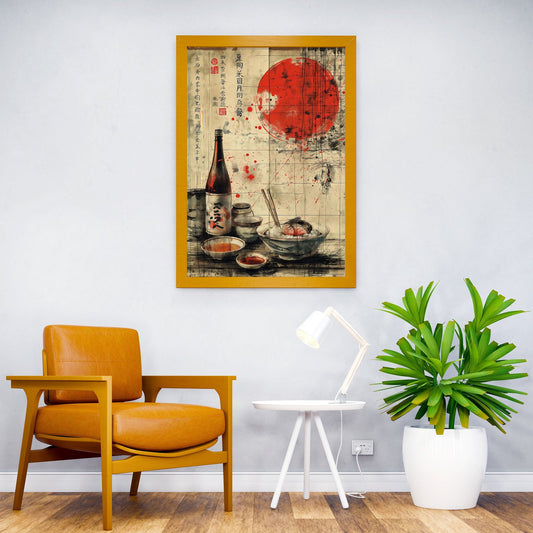 Retro Japan Ramen Asian Style Poster | Wall Art for Home & Office | High-Quality Print - High-Quality Visual Display
