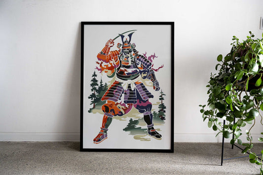 Retro Japanese Asian Style Poster | Wall Art for Home & Office | High-Quality Print - High-Quality Visual Display