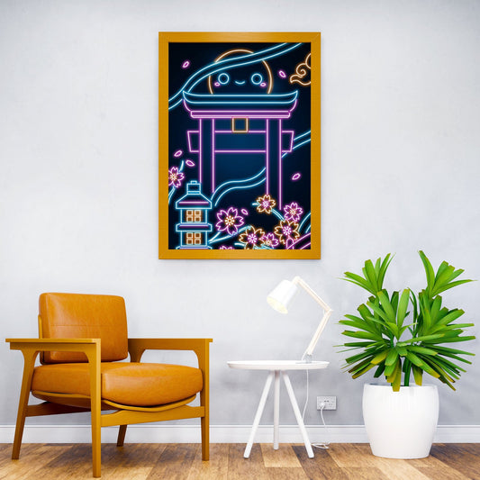 Retro Kawaii Landscape 1 Asian Style Poster | Wall Art for Home & Office | High-Quality Print - High-Quality Visual Display