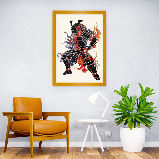Retro Samu Japanese Asian Style Poster | Wall Art for Home & Office | High-Quality Print - High-Quality Visual Display