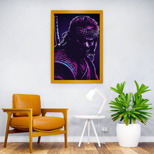 Retro Samurai Art Asian Style Poster | Wall Art for Home & Office | High-Quality Print - High-Quality Visual Display