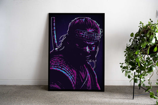 Retro Samurai Art Asian Style Poster | Wall Art for Home & Office | High-Quality Print - High-Quality Visual Display