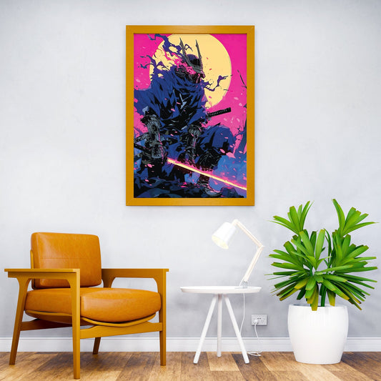 SAMURAI POSTER ART Asian Style Poster | Wall Art for Home & Office | High-Quality Print - High-Quality Visual Display