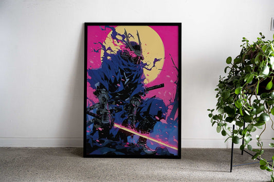 SAMURAI POSTER ART Asian Style Poster | Wall Art for Home & Office | High-Quality Print - High-Quality Visual Display