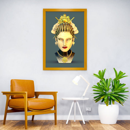 SHIRO GEISHA Asian Style Poster | Wall Art for Home & Office | High-Quality Print - High-Quality Visual Display