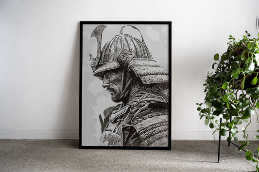 Samurai Art Asian Style Poster | Wall Art for Home & Office | High-Quality Print - High-Quality Visual Display