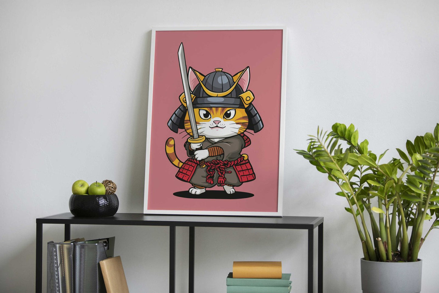 Samurai Cat Chronicles Asian Style Poster | Wall Art for Home & Office | High-Quality Print - High-Quality Visual Display