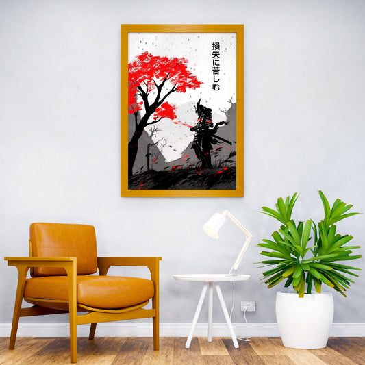 Samurai Deadly Sins Asian Style Poster | Wall Art for Home & Office | High-Quality Print - High-Quality Visual Display