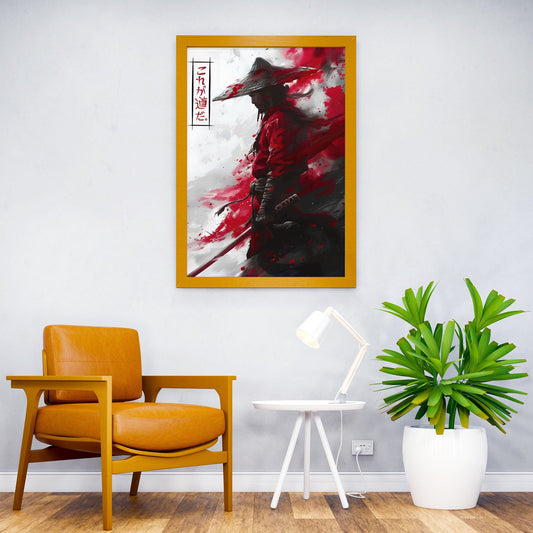 Samurai Demon Slayer Asian Style Poster | Wall Art for Home & Office | High-Quality Print - High-Quality Visual Display