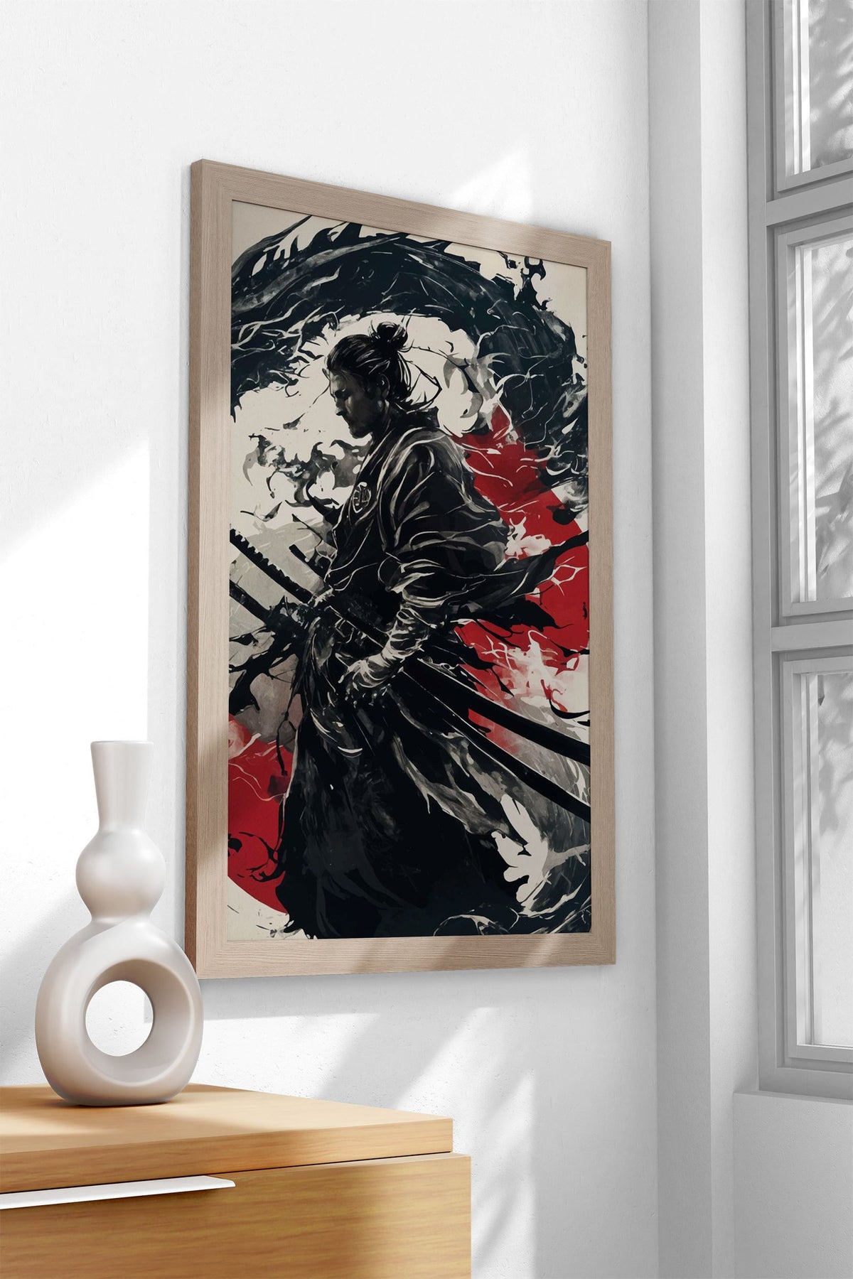 Samurai Dragon Japanese Asian Style Poster | Wall Art for Home & Office | High-Quality Print - High-Quality Visual Display