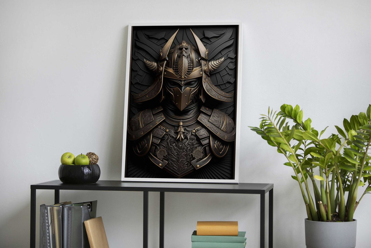 Samurai Gold Deco Asian Style Poster | Wall Art for Home & Office | High-Quality Print - High-Quality Visual Display