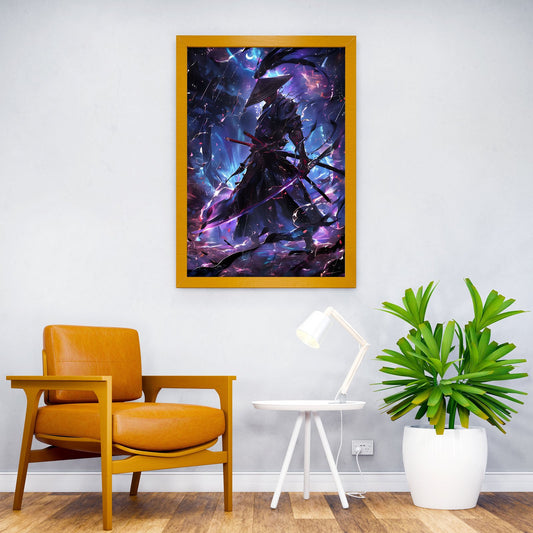 Samurai Harmony Universe Asian Style Poster | Wall Art for Home & Office | High-Quality Print - High-Quality Visual Display