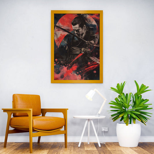 Samurai Honor Japanese Asian Style Poster | Wall Art for Home & Office | High-Quality Print - High-Quality Visual Display